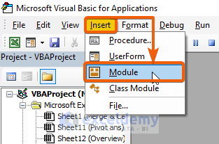Run a VBA Code to Merge Cells in Excel Table