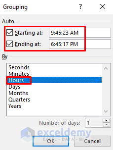 Group by Time in Excel Pivot Tables