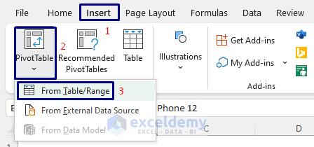 Excel Pivot Table is Not Gathering Data If Table/Range is Not Valid