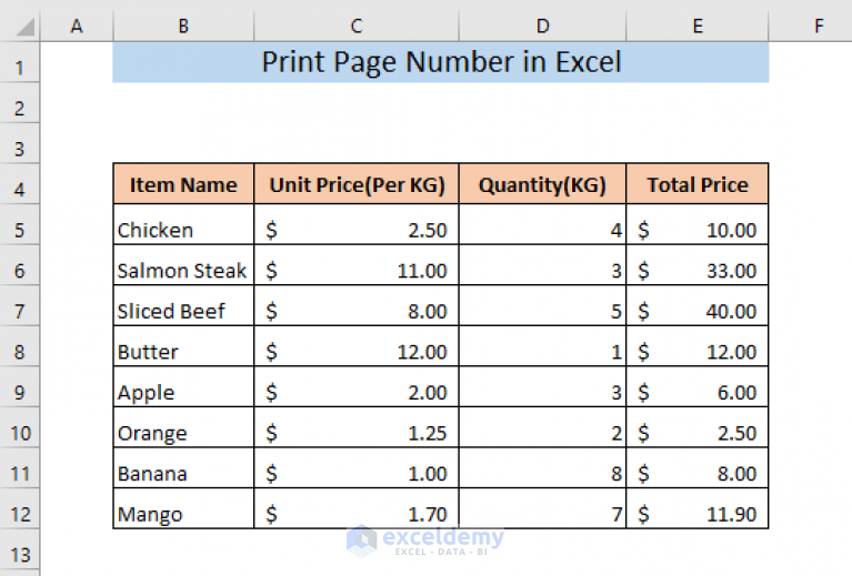 how-to-print-page-number-in-excel-5-easy-ways-exceldemy