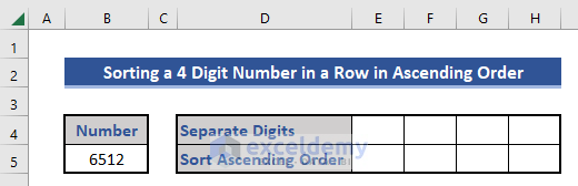 Insert number for sorting in Excel