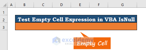 Analyse an Expression for an “Empty String” in VBA IsNull