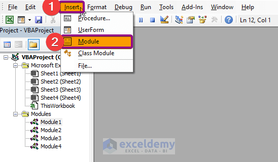Test a Text Expression “ExcelDemy” in VBA IsNull