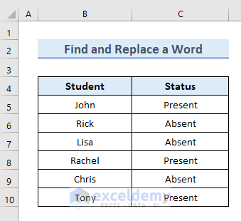 Use VBA Replace to Find a Word and Replace