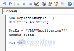 Replace Double Quotes with VBA Replace Function