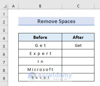 Remove Spaces Using VBA Replace
