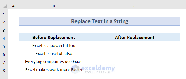 VBA Replace Function to Replace Text in a String