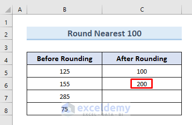VBA Round Function to Round Nearest 100