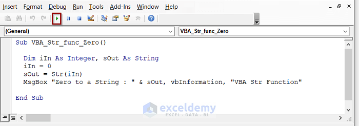 Turn Negative Numeric Value to String with VBA Str Function