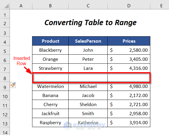 converting table to range