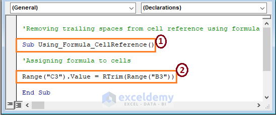 macro code-cell reference