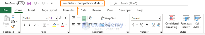 compatibility mode-How to Remove Compatibility Mode in Excel