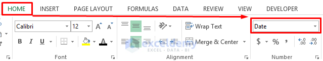 Excel Extract Month from Date Using Functions & AutoFill