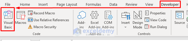 Apply VBA Code to Hide Rows in Excel