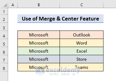 excel merge text cells