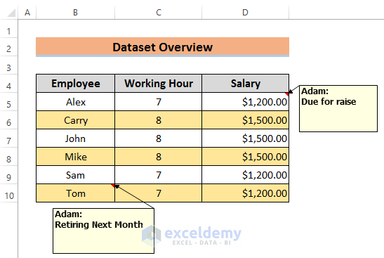 Print Comments at the End of Worksheet in Excel