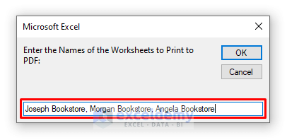 Taking Input to Print to PDF in Excel VBA