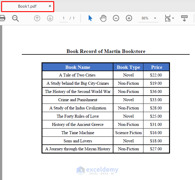 Print to PDF in Excel VBA Output