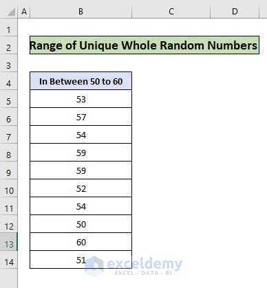 How to Generate Random Numbers in Excel VBA