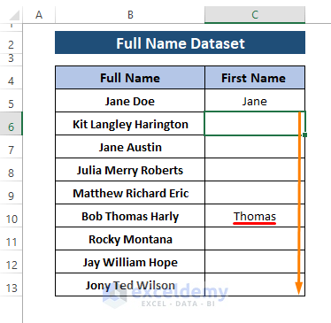 existing entry-Flash Fill not Recognizing Pattern in Excel