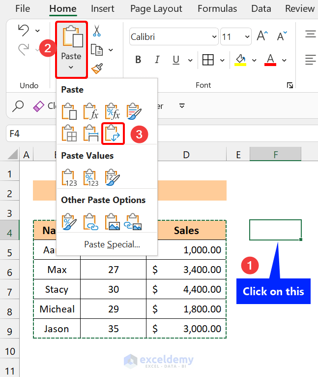How to Transpose Multiple Rows in Excel