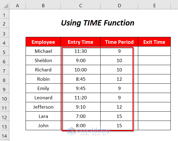 TIME function
