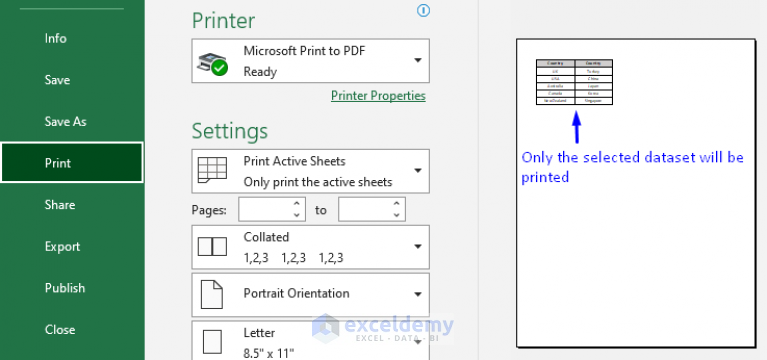 How to Change Print Area in Excel (5 Methods) - ExcelDemy