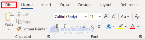 Use Created File to Print Labels in Excel
