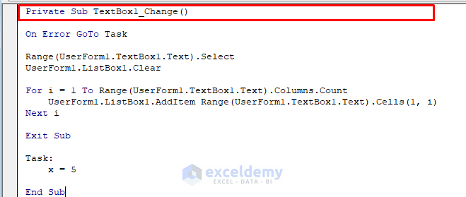 TextBox Code to Develop Macro to Concatenate Multiple Columns in Excel VBA