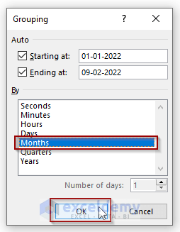 Automatically Grouping Pivot Table by Month