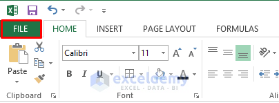 Remove Grid from Excel Using Ribbon