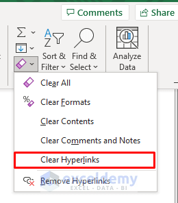 Remove Hyperlinks without Changing Format