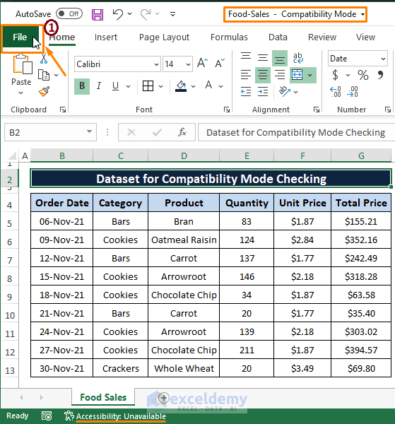 save as option-How to Remove Compatibility Mode in Excel