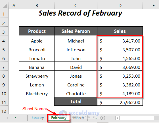 Excel use cell value as worksheet name in formula reference