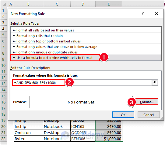 21-Use AND function to format cells