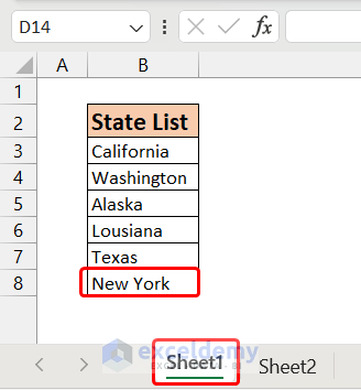 Adding Value in the Source List