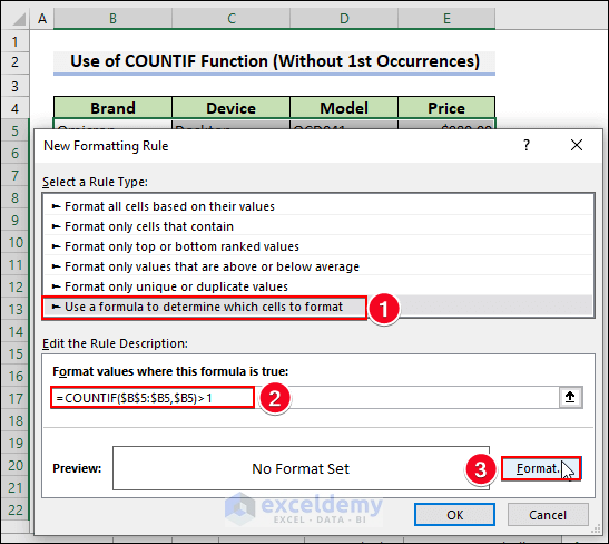 54-Apply COUNTIF function to format cells