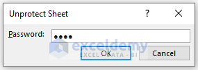 Unprotect Sheet in Excel If You Can't Delete Extra Columns