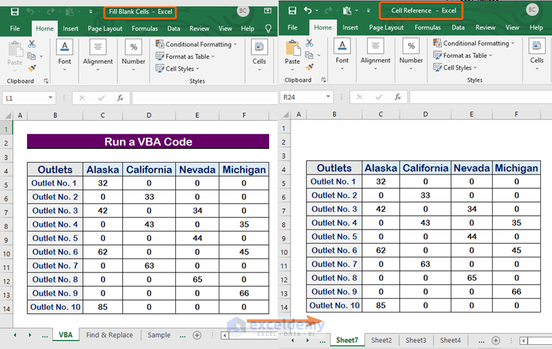 Excel VBA Cell Reference In Another Sheet 4 Methods ExcelDemy