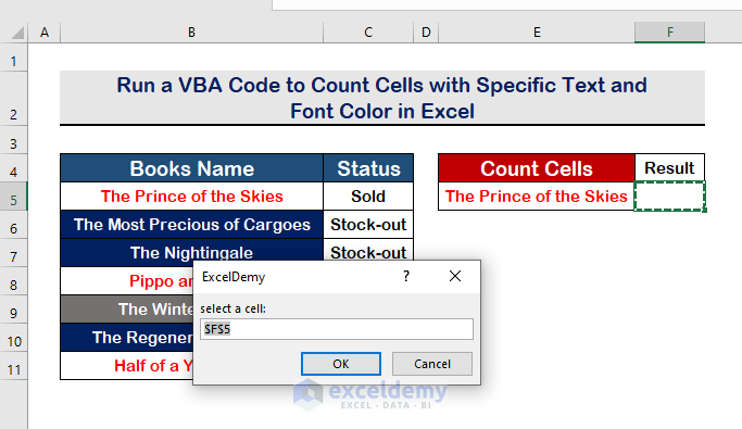 Run a VBA Code