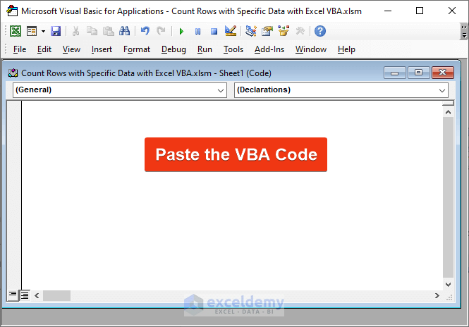 Use VBA Rows.Count Property to Count Rows of a Specific Range
