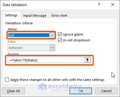 Effective Ways to Make a Data Validation List from Table in Excel