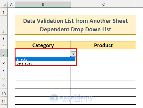 Data Validation list from another Sheet