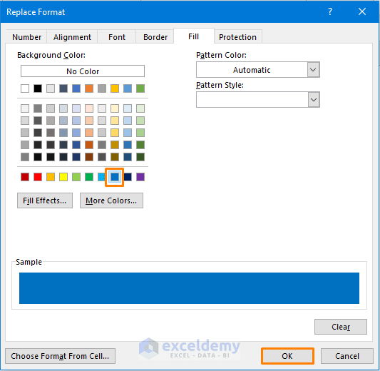 Excel Find and Replace within Selection Changing Formatting