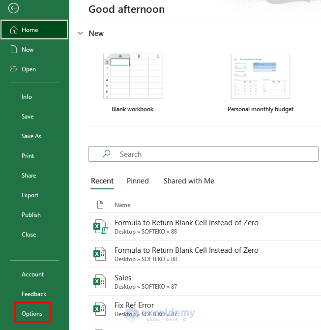 Automatically Hide Zero to Return Blank Cell in Excel