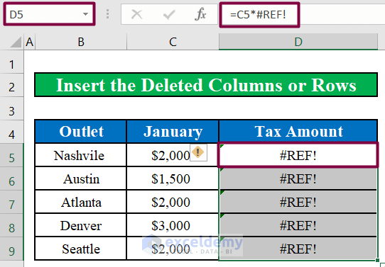 Find Out If There Is Any Hidden Rows or Columns in Excel