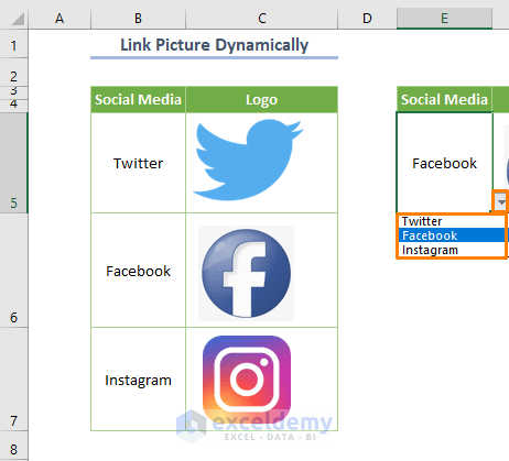 Excel Link Picture to Cell Value Link Picture to Dynamically