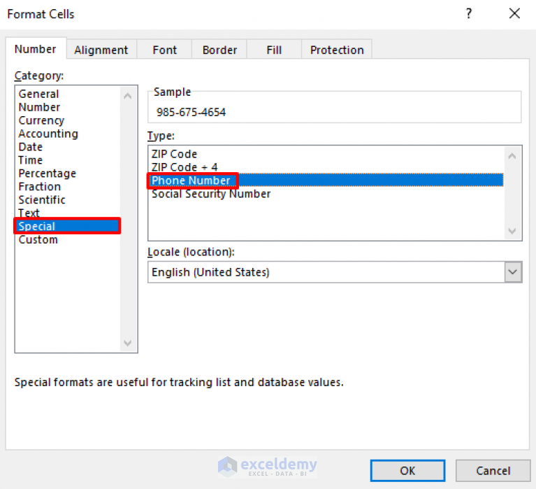  Solved Excel Phone Number Format Not Working 4 Solutions 