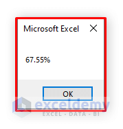 Output to Format Percentage to 2 Decimal Places with Excel VBA