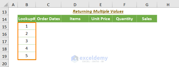Excel VLOOKUP Date Range with Multiple Criteria and Return Multiple Values